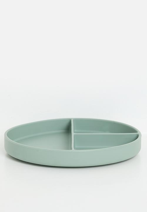 Excellent Houseware - Silly silicone plate - green