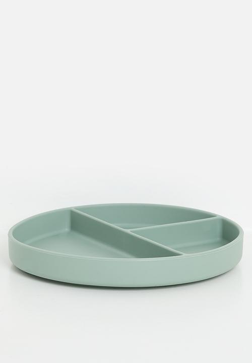 Excellent Houseware - Silly silicone plate - green