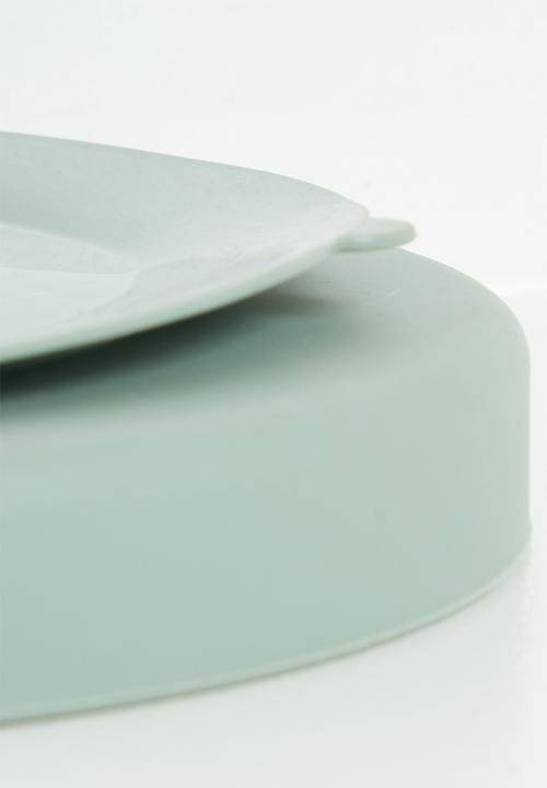 Excellent Houseware - Silly silicone plate - green
