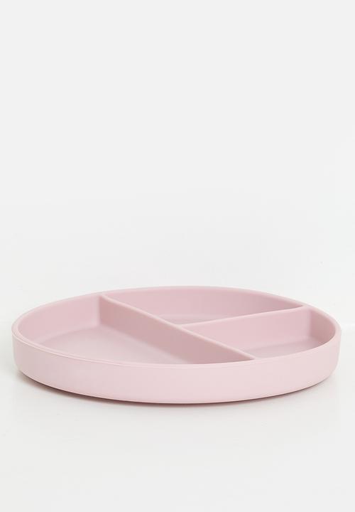 Excellent Houseware - Silly silicone plate - pink