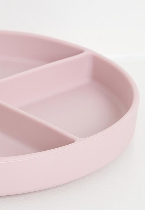 Excellent Houseware - Silly silicone plate - pink