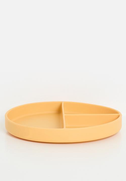 Excellent Houseware - Silly silicone plate - yellow