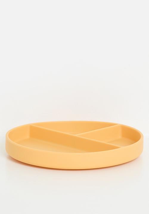 Excellent Houseware - Silly silicone plate - yellow