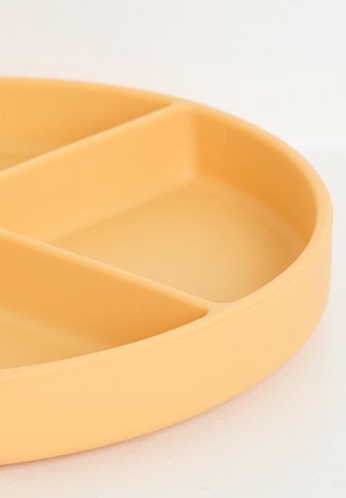 Excellent Houseware - Silly silicone plate - yellow