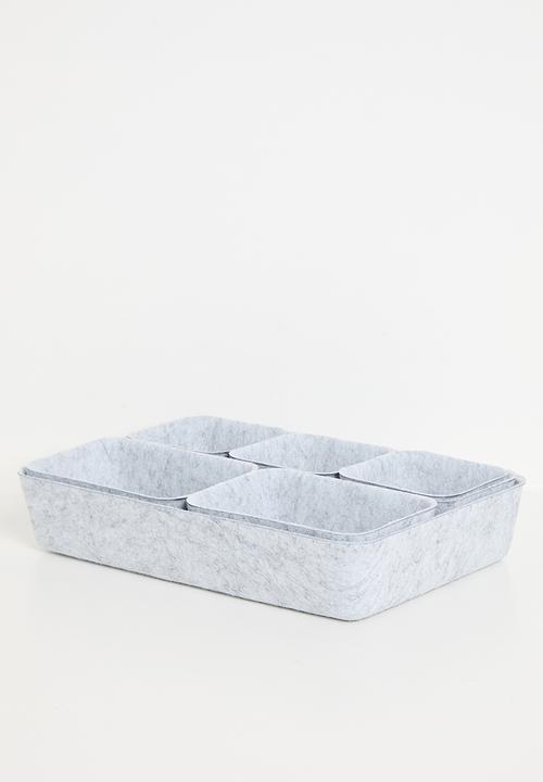 Storage Solutions - Nico nested storage set - light grey