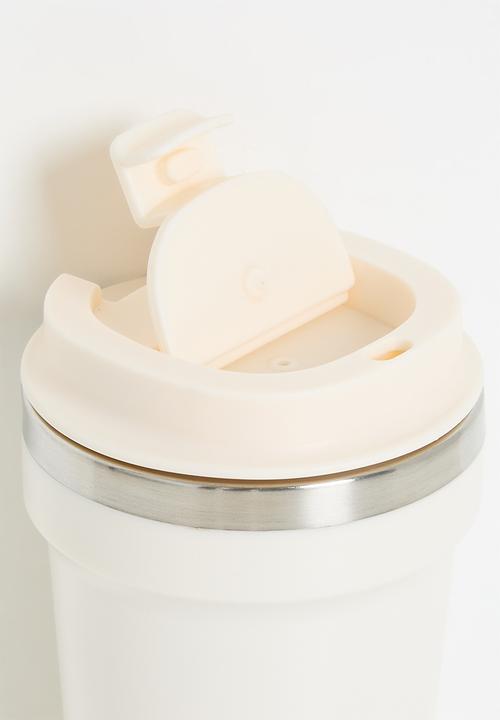 Excellent Houseware - Travel coffee cup - Ivory