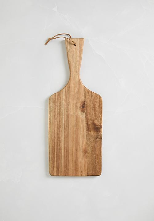 Excellent Houseware - Set of 2 Acacia chopping boards - natural