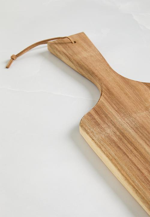 Excellent Houseware - Set of 2 Acacia chopping boards - natural