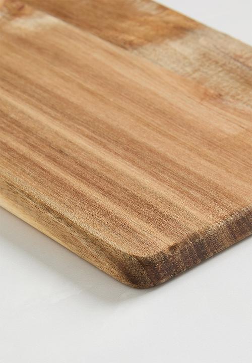 Excellent Houseware - Set of 2 Acacia chopping boards - natural