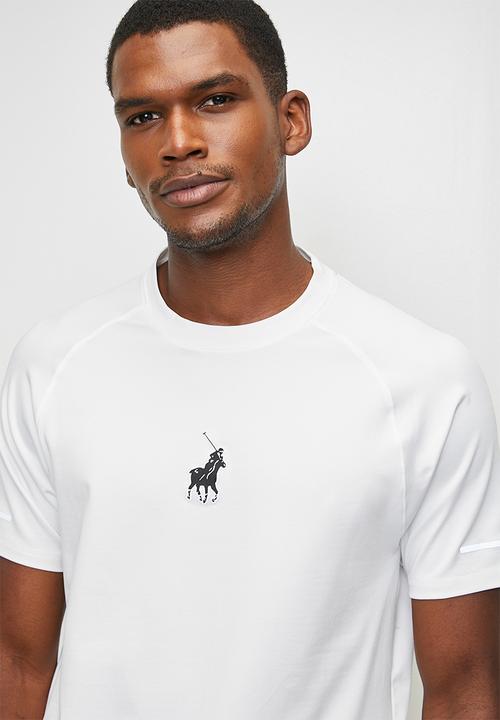 POLO - MELUSI  SPORT SS RUNNING TEE - OFF WHITE