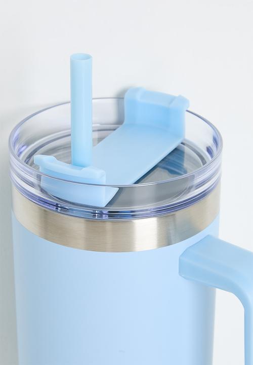 Excellent Houseware - Ren stainless steel drinking mug - blue
