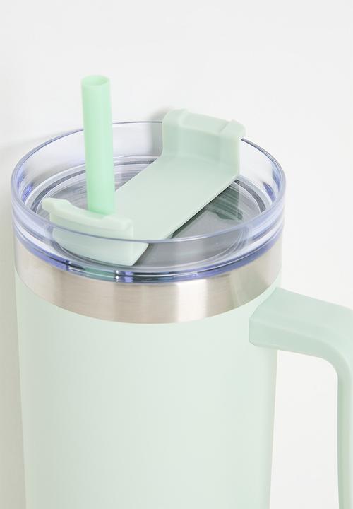 Excellent Houseware - Ren stainless steel drinking mug - green
