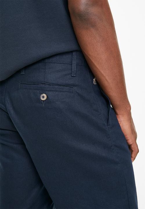 POLO - ESME  LINEN SHORT - NAVY