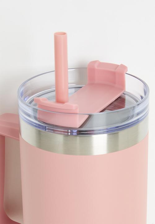 Excellent Houseware - Ren stainless steel drinking mug - pink