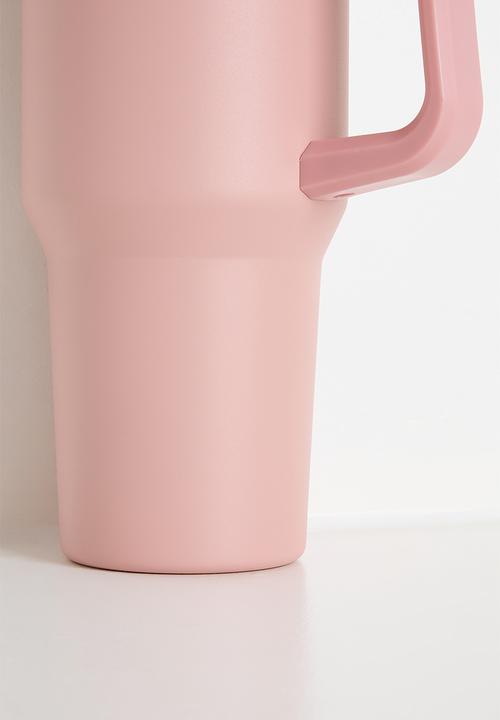 Excellent Houseware - Ren stainless steel drinking mug - pink