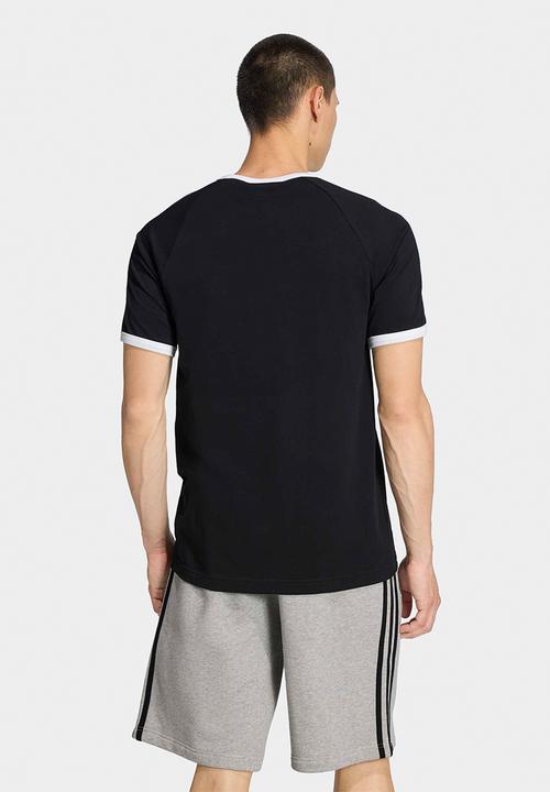 adidas Originals - Classics 3-Stripes Ringer T-Shirt - Black