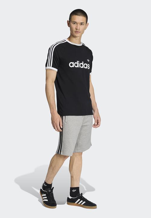 adidas Originals - Classics 3-Stripes Ringer T-Shirt - Black