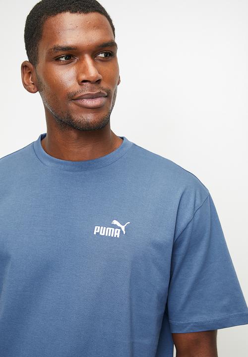 PUMA - ESS Relaxed Small No. 1 Logo Tee - Dark Indigo