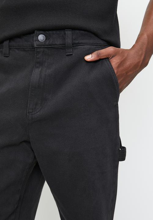 Cotton On - Baggy Worker Pant - Black