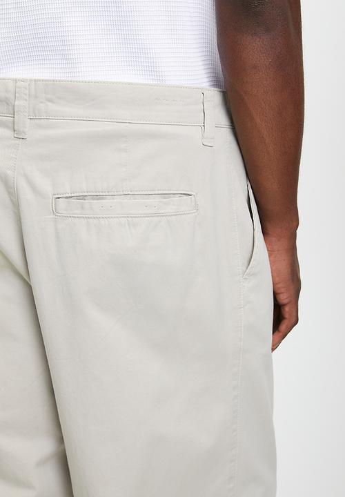 Cotton On - Super Baggy Pleated Pant - Stone