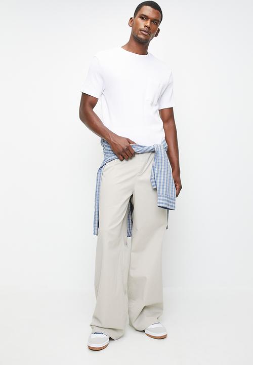 Super Baggy Pleated Pant - Stone