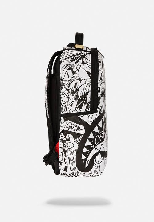 Sprayground - Heavy Sharkmouth Doodle Dlxsv Backpack - White