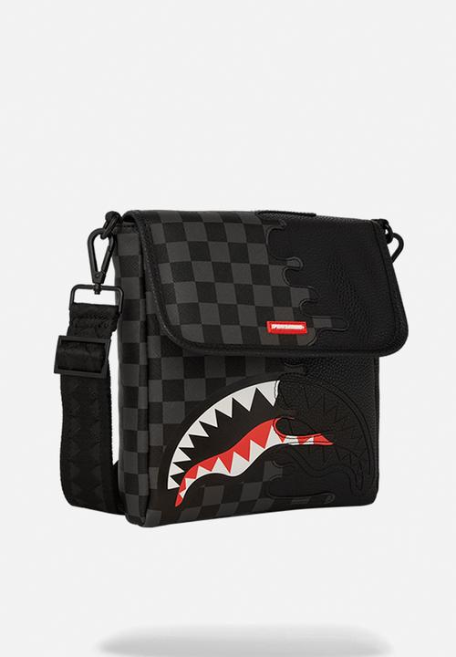 Sprayground - Unfinished Shark Messenger Sling - Black