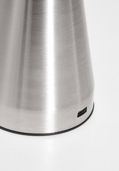 Maisonware - Button Rechargeable LED Lamp - Silver