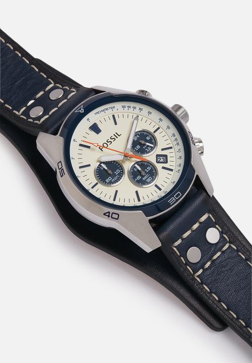 Fossil - Coachman leather watch