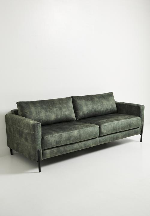 Sixth Floor - Hadley 3 seater sofa - green