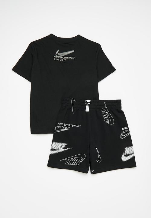 Nike - Nike club brand energy short set - black