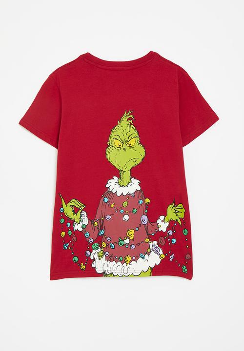 H&M - Printed T-shirt - red