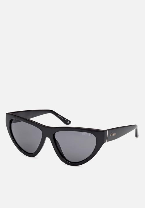 GUESS - Cat Eye Shape Sunglasses 57mm - Shiny Black