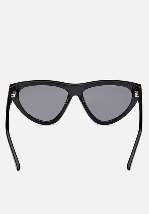 GUESS - Cat Eye Shape Sunglasses 57mm - Shiny Black
