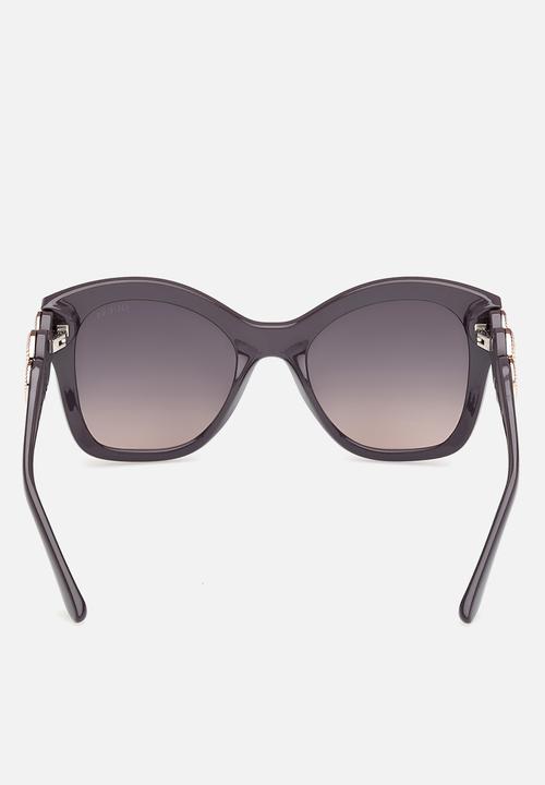 GUESS - Butterfly Shape Sunglasses 55mm - Grey