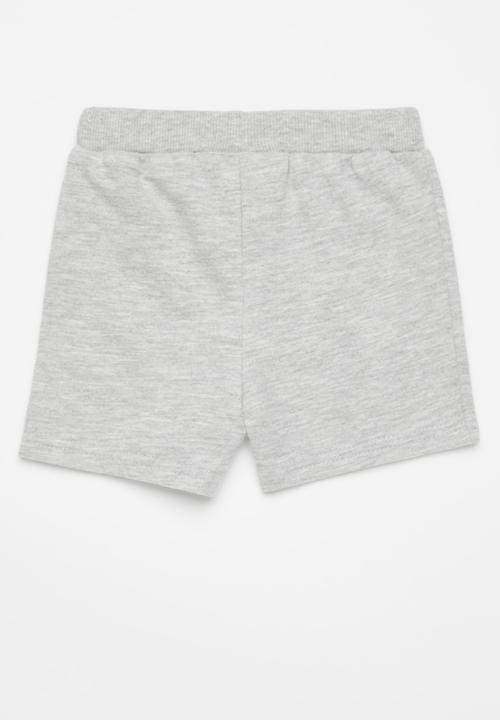 Pop Candy - Contrast drawstring shorts - grey