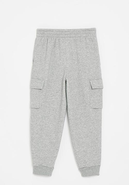 Nike - Nike sportswear club fleece cargo pants - dk grey heather
