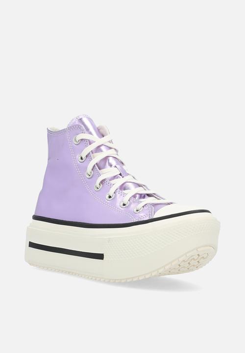 Converse - Chuck taylor all star lift double stack - metallic light purple/egret