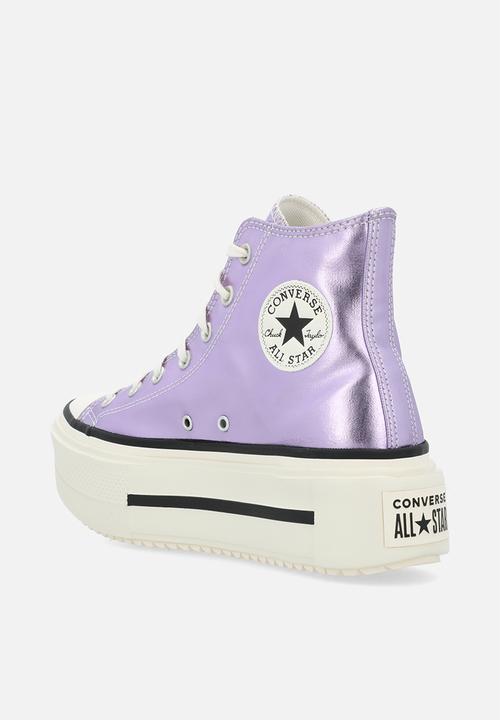 Converse - Chuck taylor all star lift double stack - metallic light purple/egret