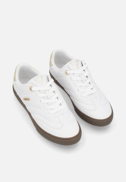 GUESS - Nappa sneaker - white/platino