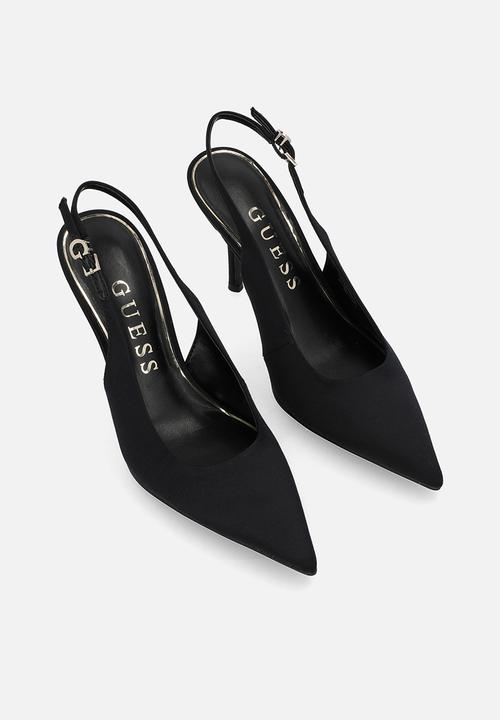 GUESS - Satin lux slingback - black