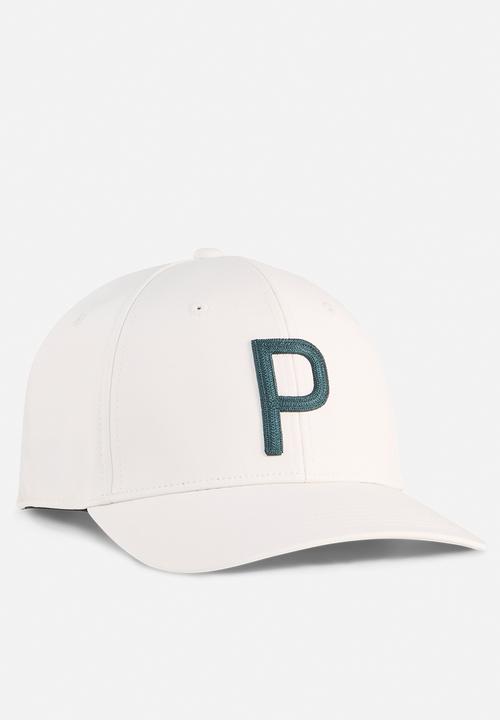 PUMA - Heritage P Tech Cap - Alpine Snow-Green Terrain