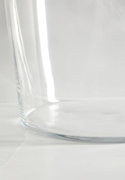 Silk By Design - BARREL GLASS VASE