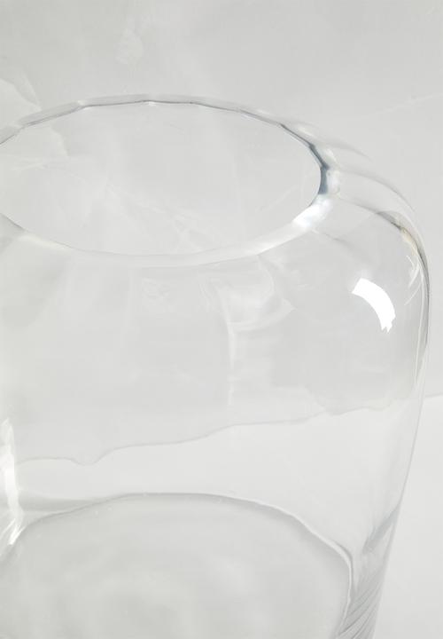 Silk By Design - BARREL GLASS VASE