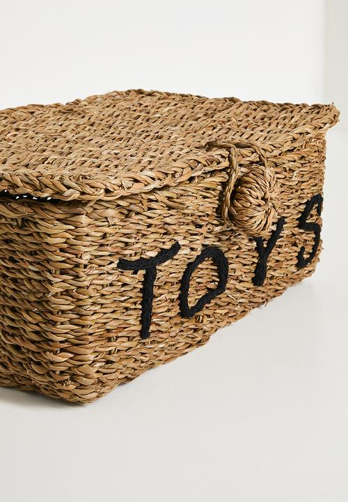 H&S - Toys storage basket set of 2 - Natural