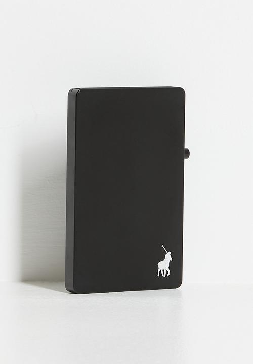 POLO - Aluminium Card Holder - Black