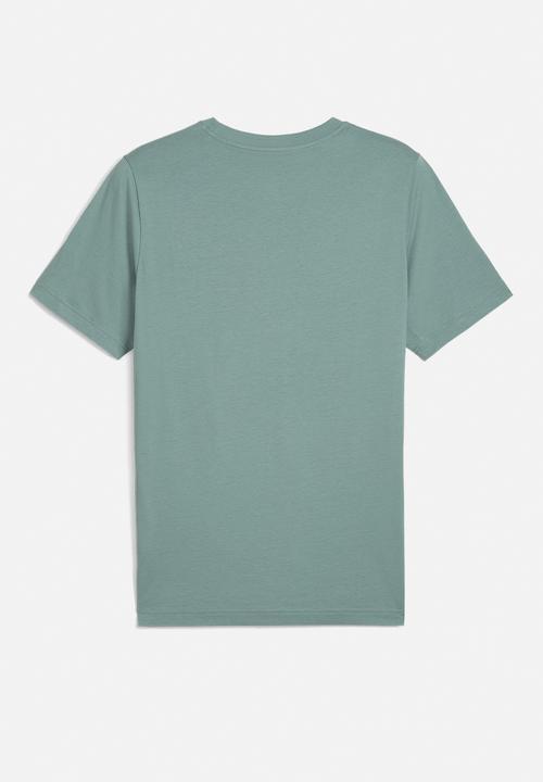 PUMA - Graphics Puma Wording Tee M - Green Moon