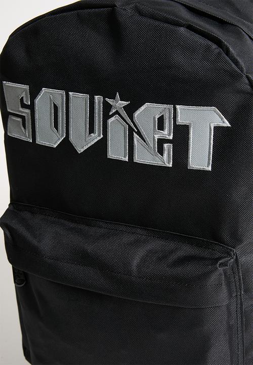 SOVIET - Techno Nylon Backpack - black & silver