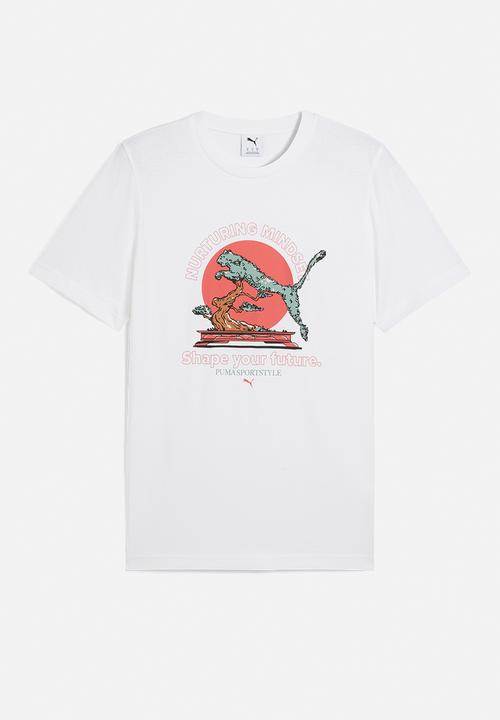 PUMA - Graphics puma Bonsai Tee M - Puma White