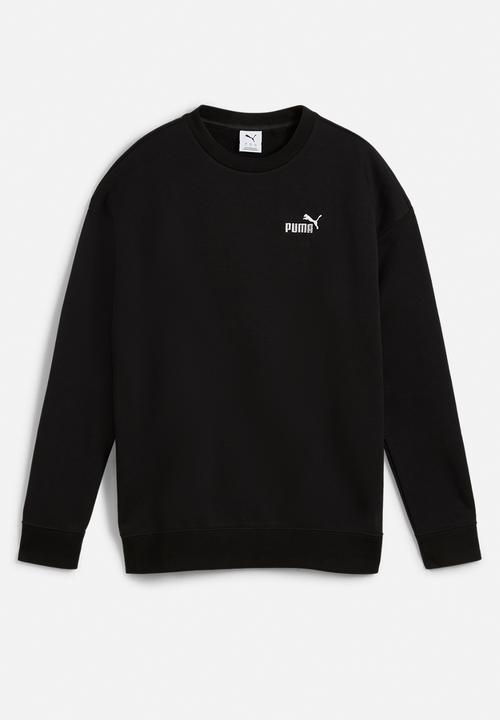 PUMA - Ess Small No. 1 Logo Relaxed Crew Fl W P - Puma Black